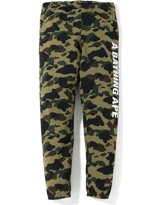 BAPE 1st Camo Side Logo Sweatpants