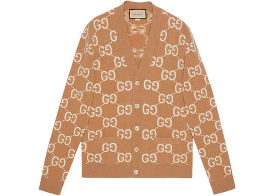 Gucci GG Wool Jacquard Cardigan